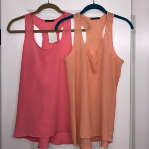 2 Pack Neon Silky Racerback Tanks